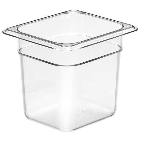 Cambro Pan 1/6 6" Deep 2.5 qt. 66CW135